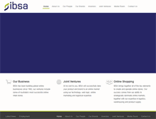 Tablet Screenshot of ibsa.com.au