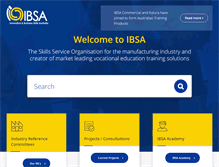 Tablet Screenshot of ibsa.org.au