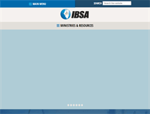 Tablet Screenshot of ibsa.org